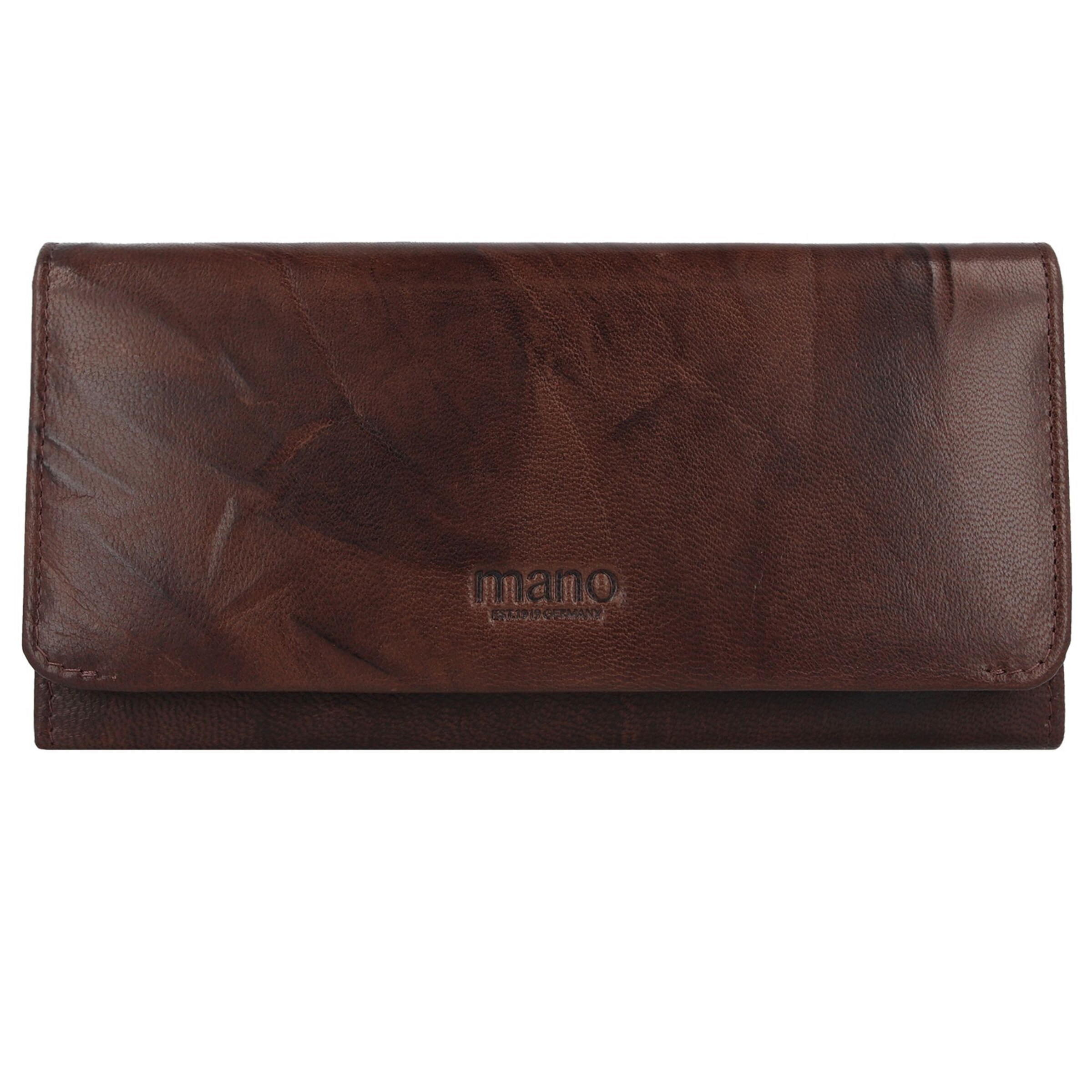 mano Wallet in Brown: front