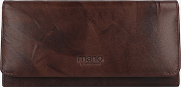 mano Wallet in Brown: front