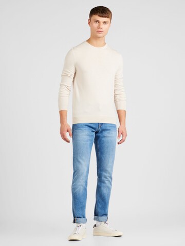 Pull-over 'San Cedric' HUGO en beige