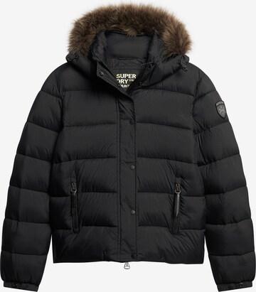 Superdry Winter Jacket in Black: front