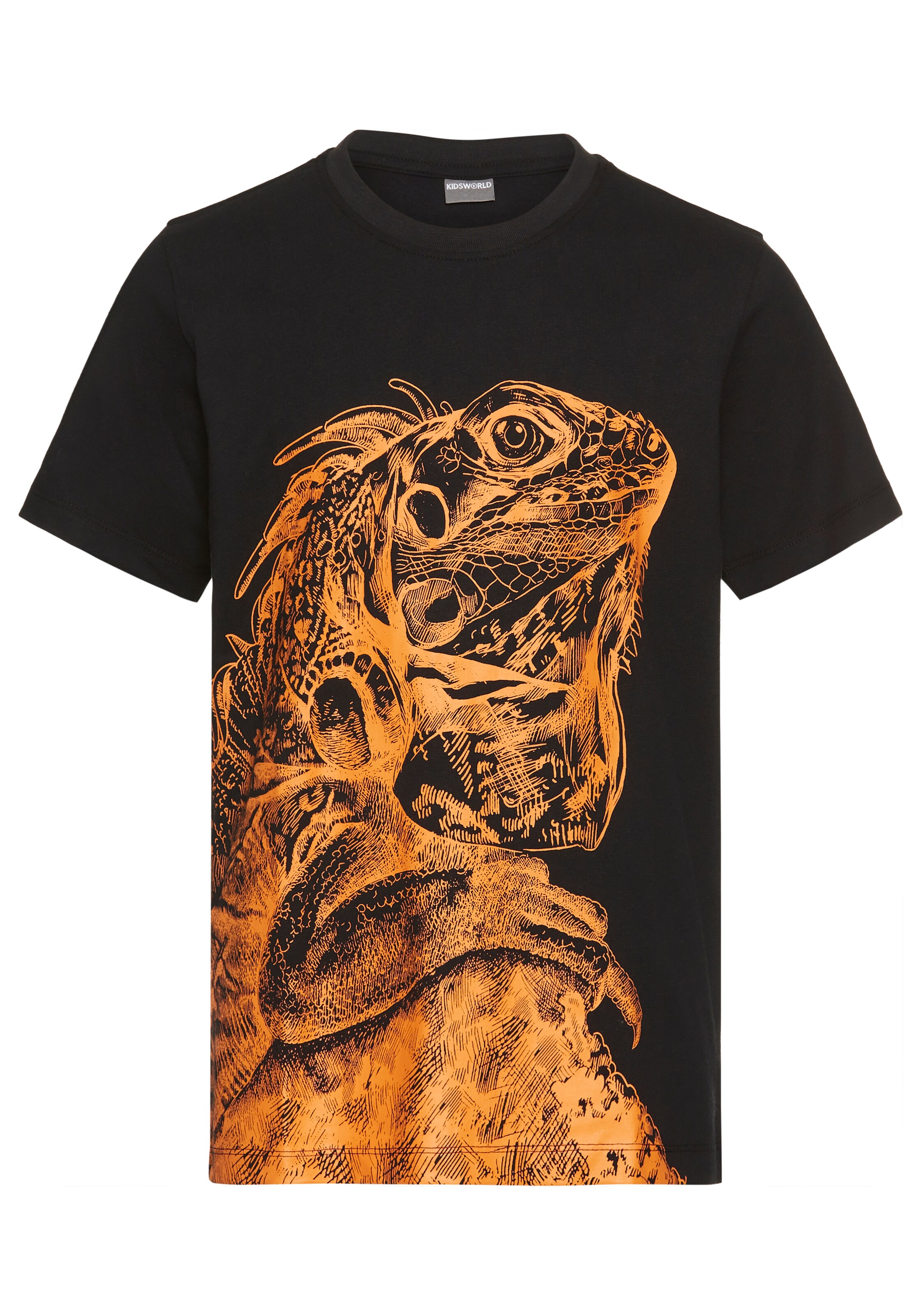 Kidsworld Shirt in Black: front