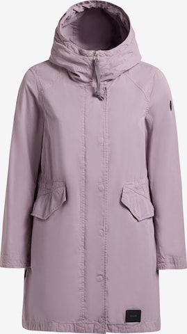 Manteau mi-saison 'Nika' khujo en violet : devant