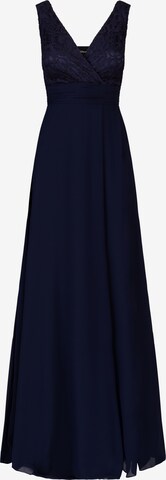 Robe de soirée Kraimod en bleu : devant