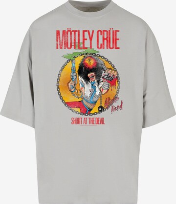 Merchcode Shirt 'Motley Crue - Allister Fiend SATD Tour' in Grey: front