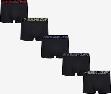 Pantaloncini intimi sportivi di Reebok in nero: frontale