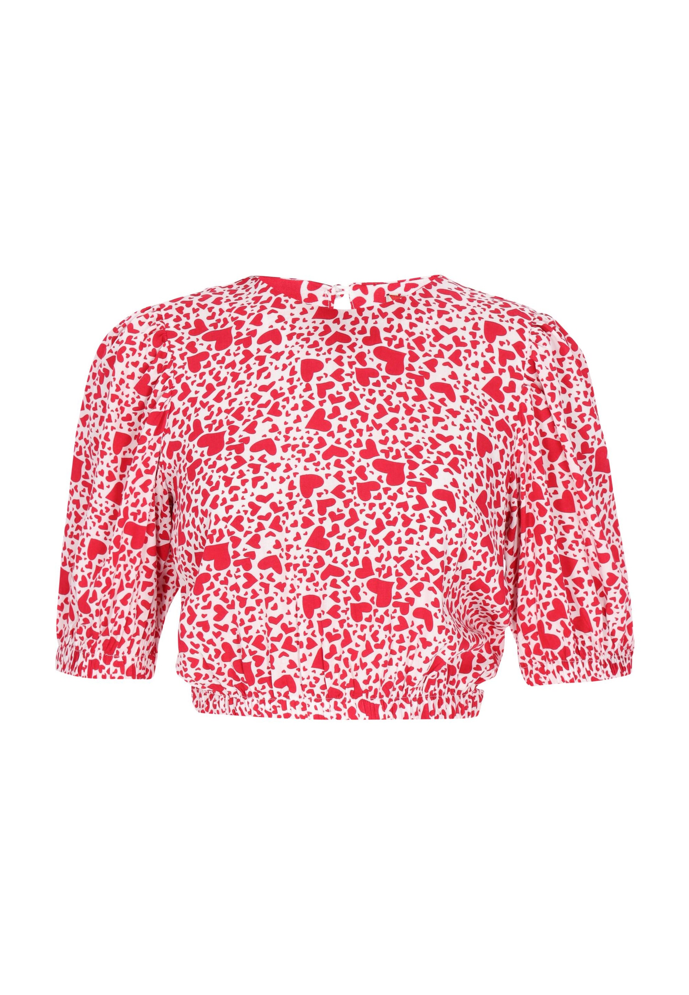 ECY Blouse 'Valentine's Day' in White: front