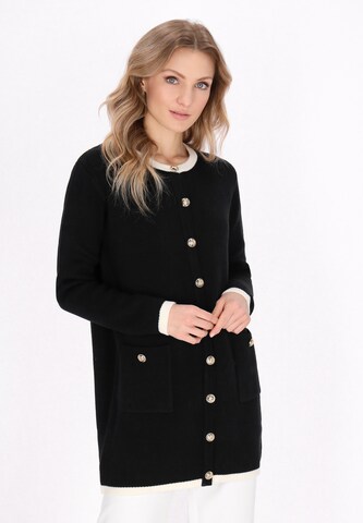 Cardigan DreiMaster Klassik en noir : devant
