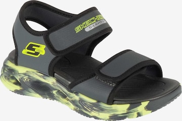 SKECHERS Sandals in Grey: front