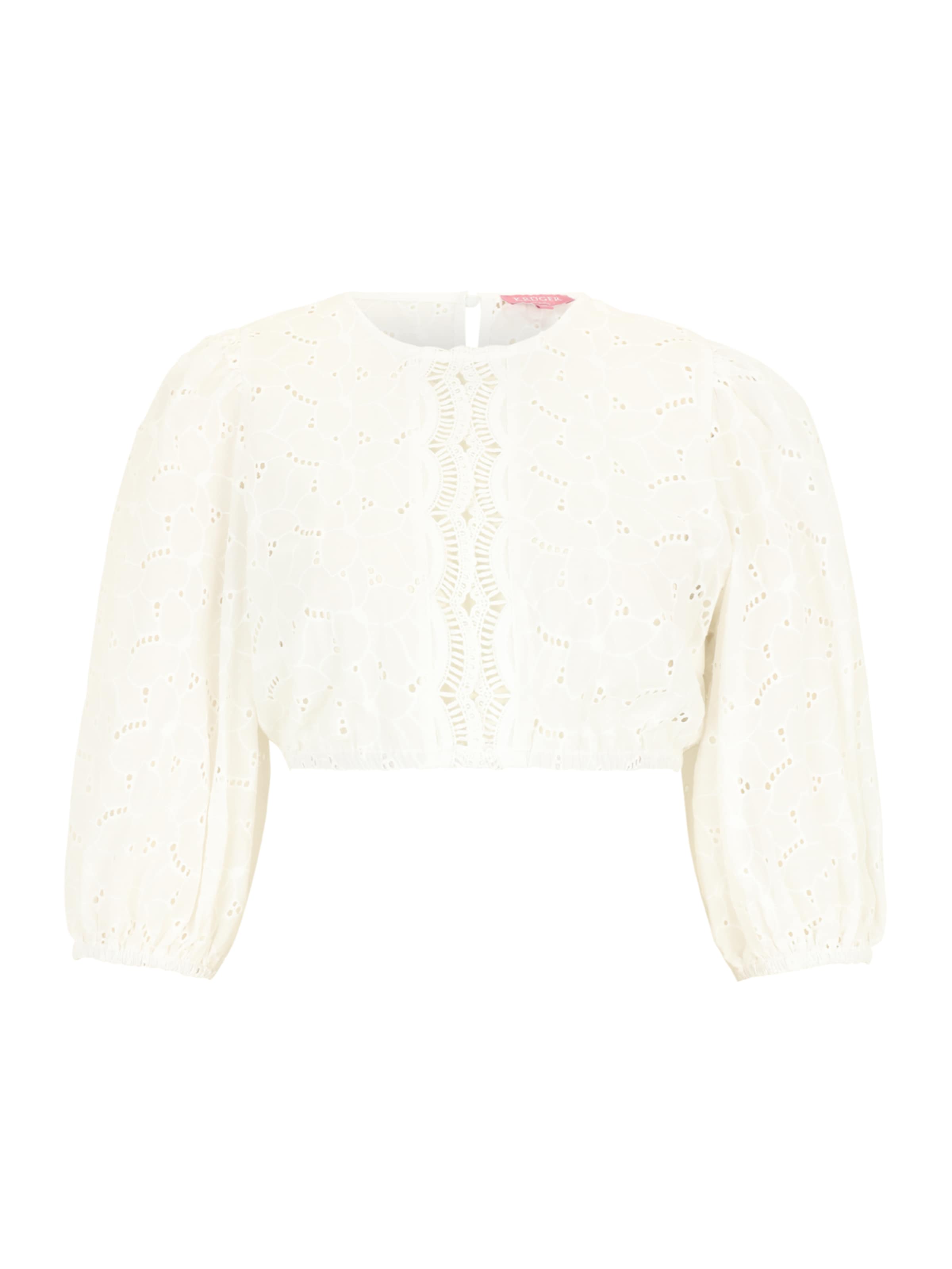 Krüger Madl Μπλούζα τοπικής ενδυμασίας σε μπεζ: μπροστά