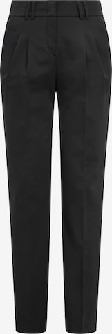 Recover Pants Regular Pleat-Front Pants in Black: front