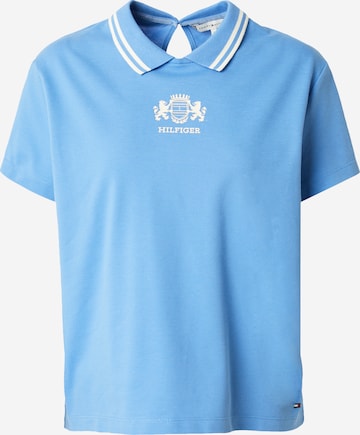 T-shirt TOMMY HILFIGER en bleu : devant