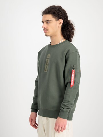 Felpa di ALPHA INDUSTRIES in verde