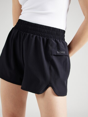 BJÖRN BORG Loosefit Sportshorts in Schwarz