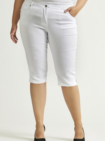 Zhenzi Regular Broek 'Twist 189' in Wit