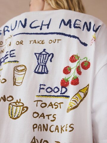 Next Kort pyjamas i beige