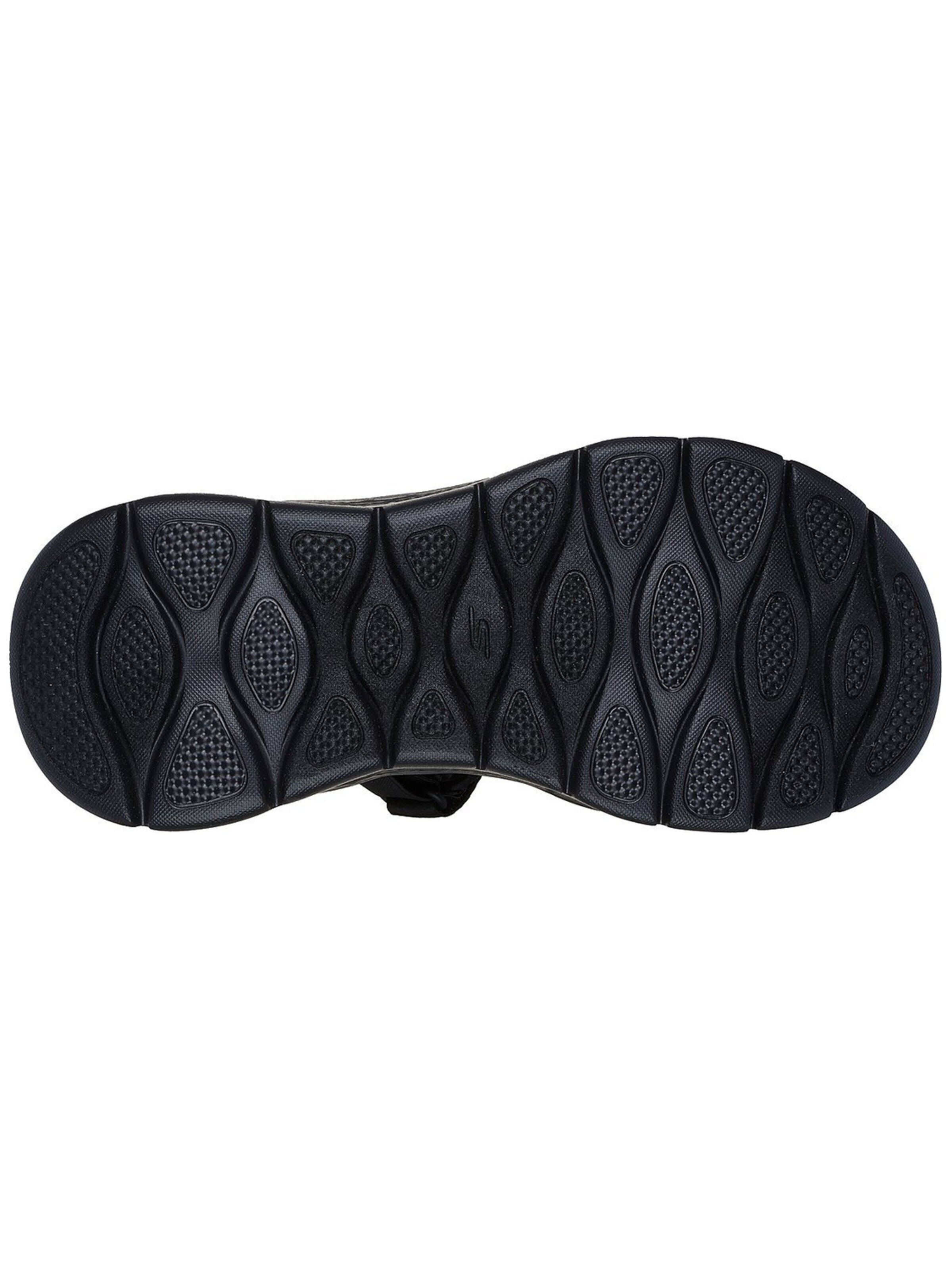 SKECHERS Sandalen 'Skechers Go Walk Flex Sandal-easy Entr' in Zwart