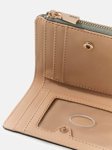 GUESS Wallet 'Serenova Saffiano' in Blue