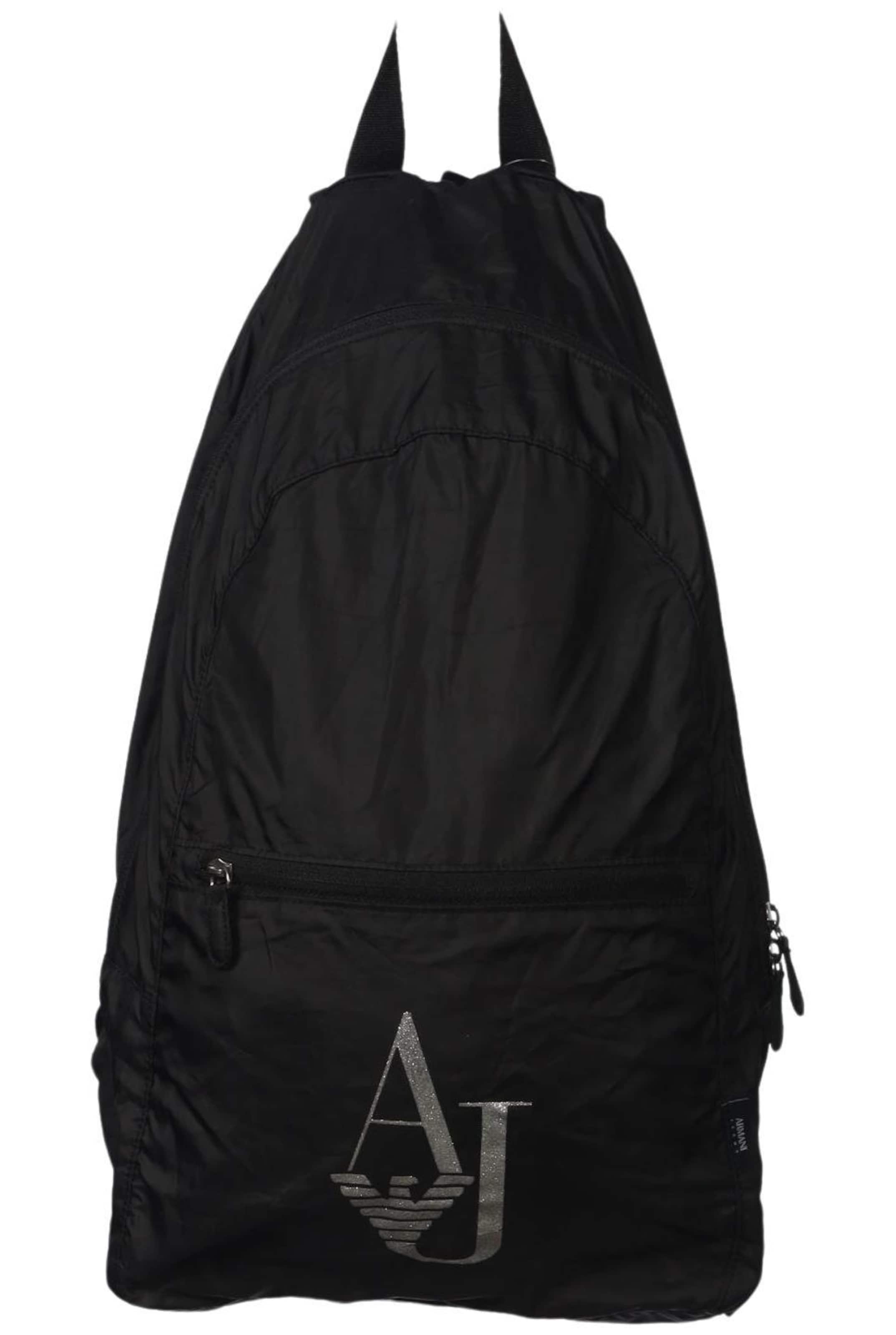 Armani Jeans Backpack in One size in Black: front