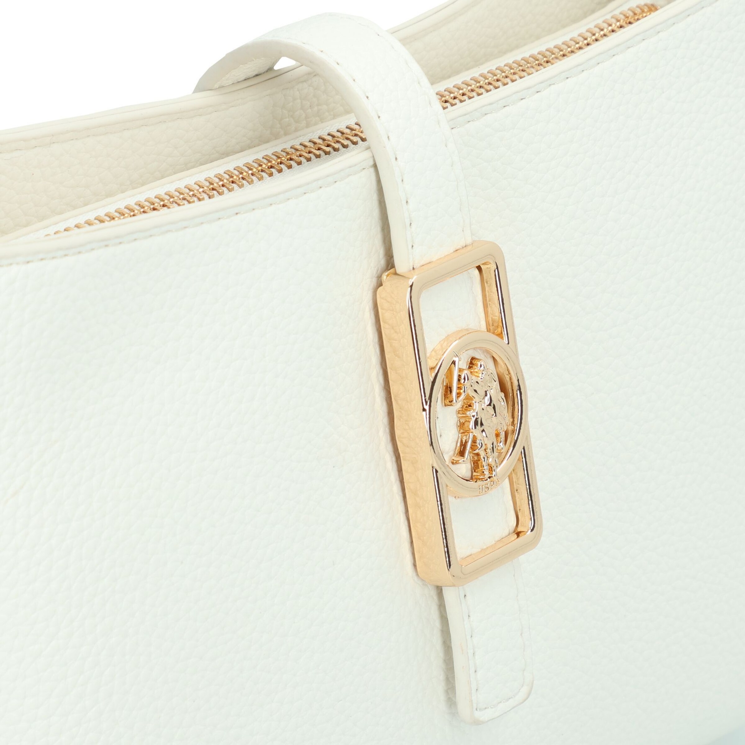 Borsa a spalla di U.S. POLO ASSN. in bianco