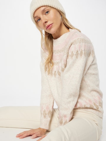 Cream Pullover 'Cherry' i beige