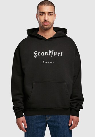 Merchcode Sweatshirt 'Frankfurt X' in Black: front