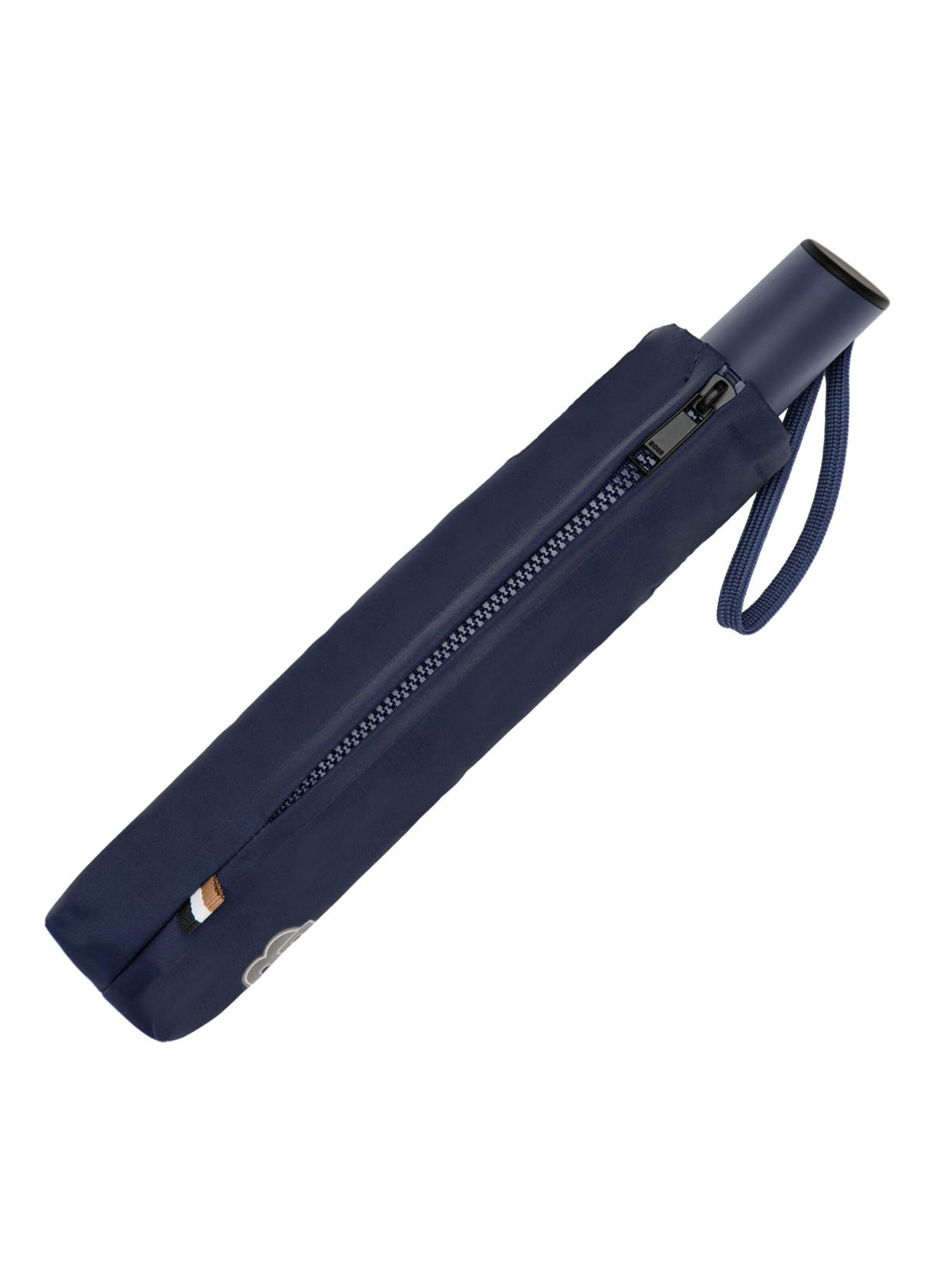 BOSS Paraplu 'Pocket umbrella Varsity' in Blauw
