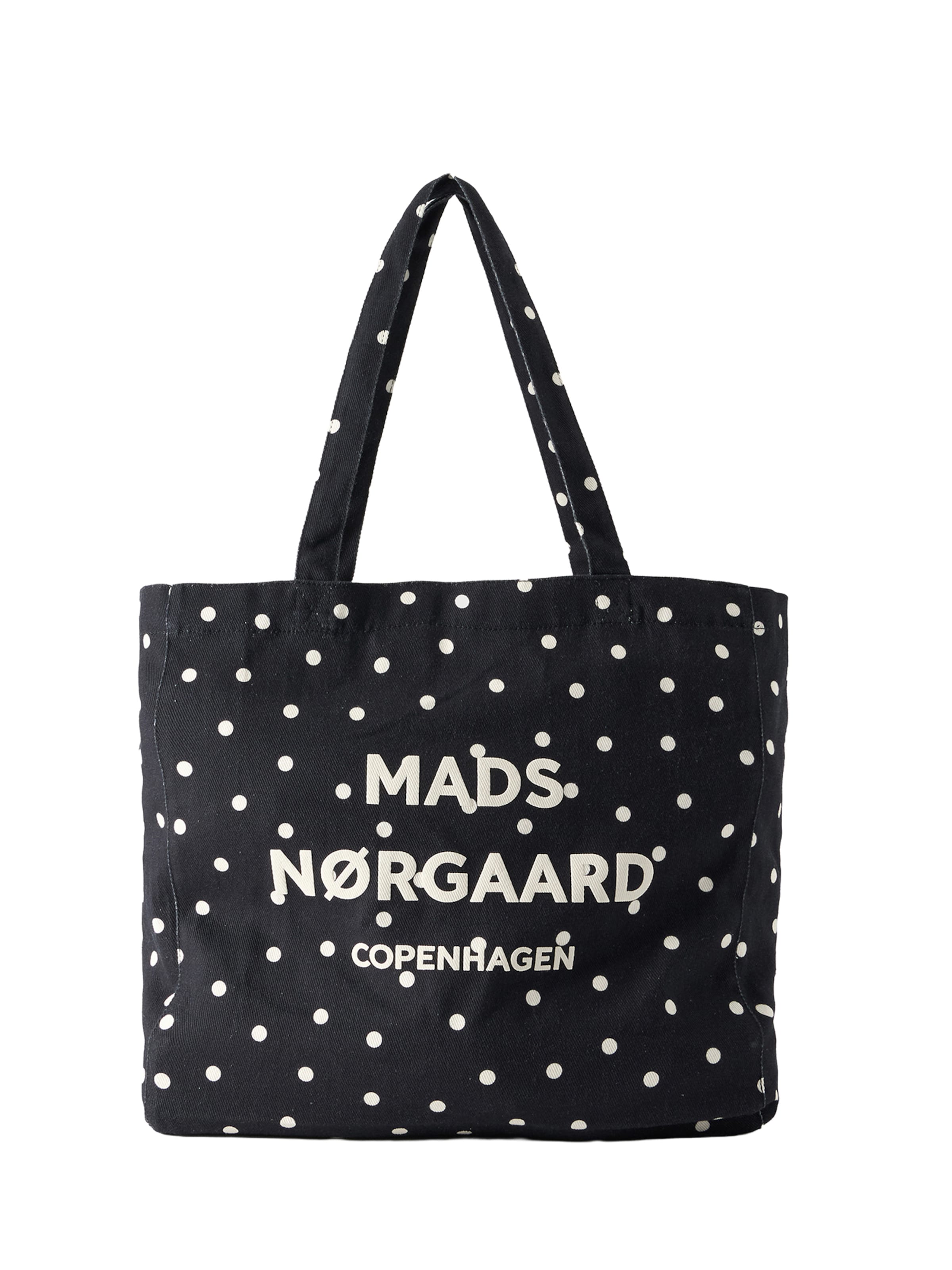 MADS NORGAARD COPENHAGEN - Shopper 'Boutiqno Athene' em preto: frente