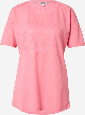 Soccx T-shirt i rosa: framsida