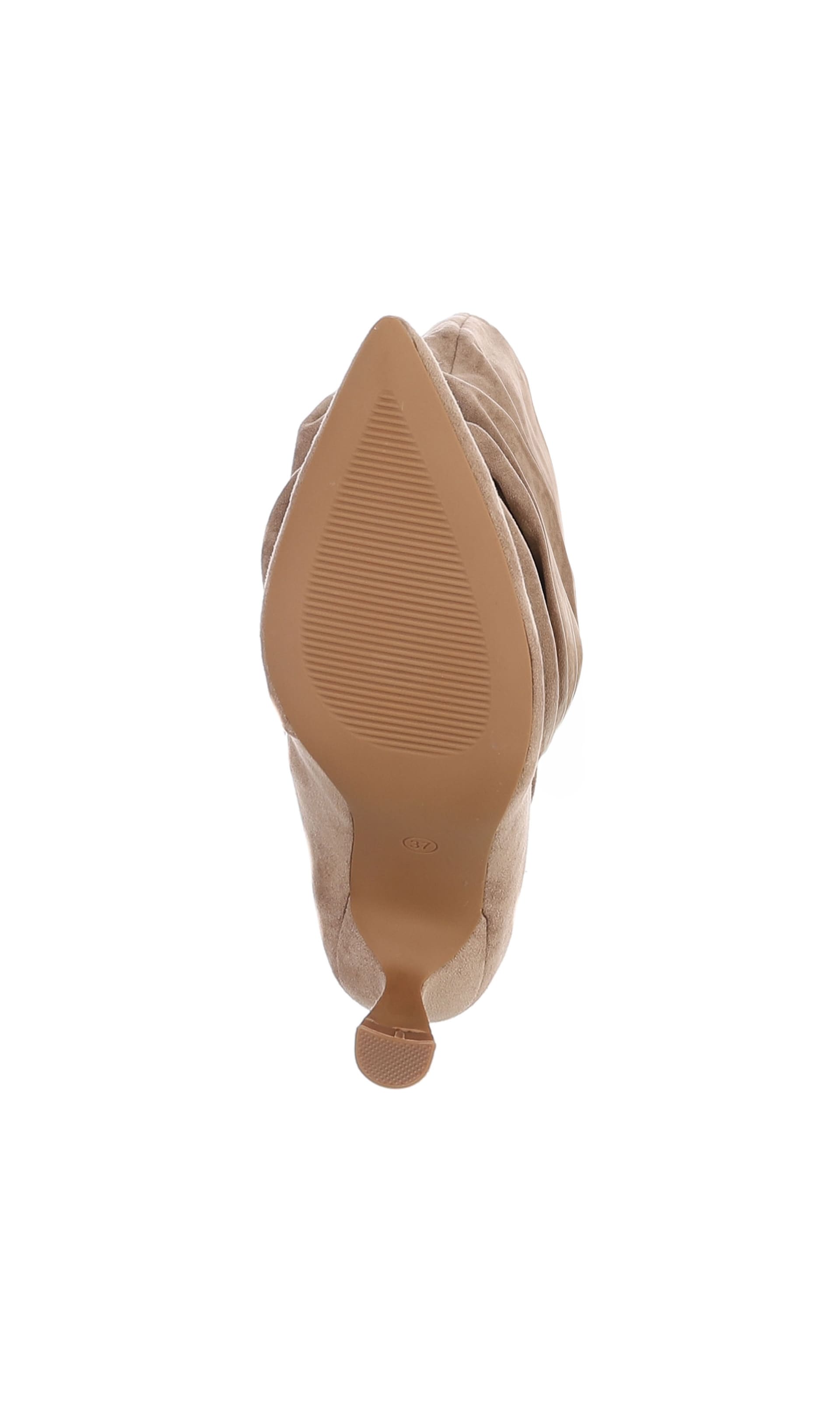 Ital-Design Overknees in Braun