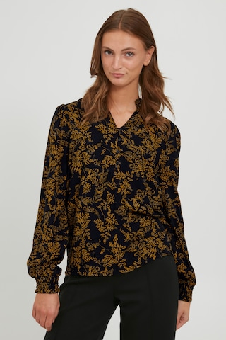 b.young Blouse 'BYJOSA VNECK BLOUSE' in Brown: front