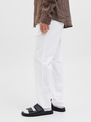 JACK & JONES Tapered Chino Pants 'JPSTACE JJSUMMER' in White