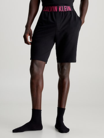 Calvin Klein Underwear تقليدي سروال البيجاما 'Intense Power' بلون أسود