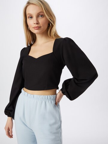 Trendyol Blouse in Zwart: voorkant