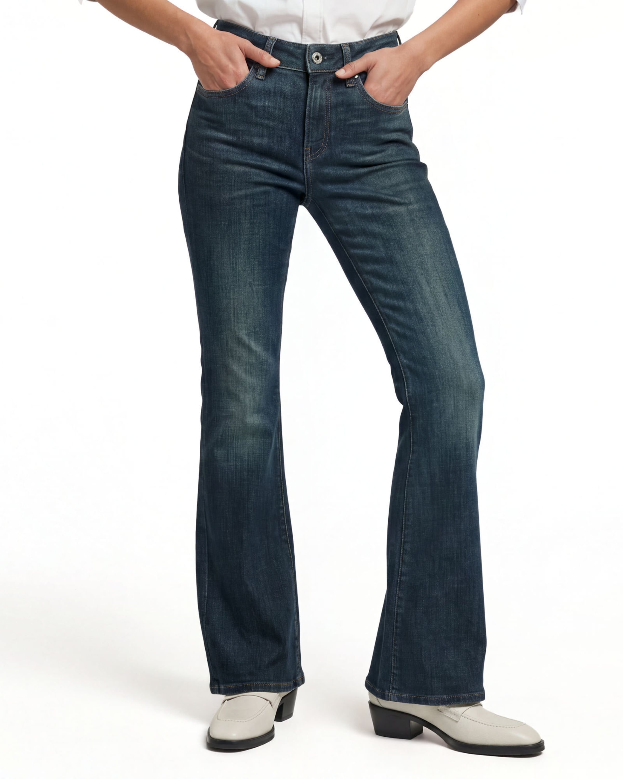G-STAR Bootcut Jeans ' ' in Blauw: voorkant