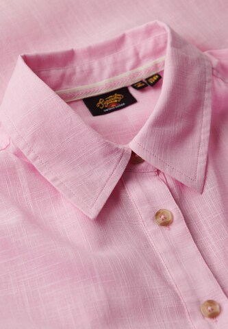 Chemisier Superdry en rose