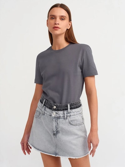 Dilvin T-shirt 'T-Shirts' en S en gris foncé, Vue avec produit