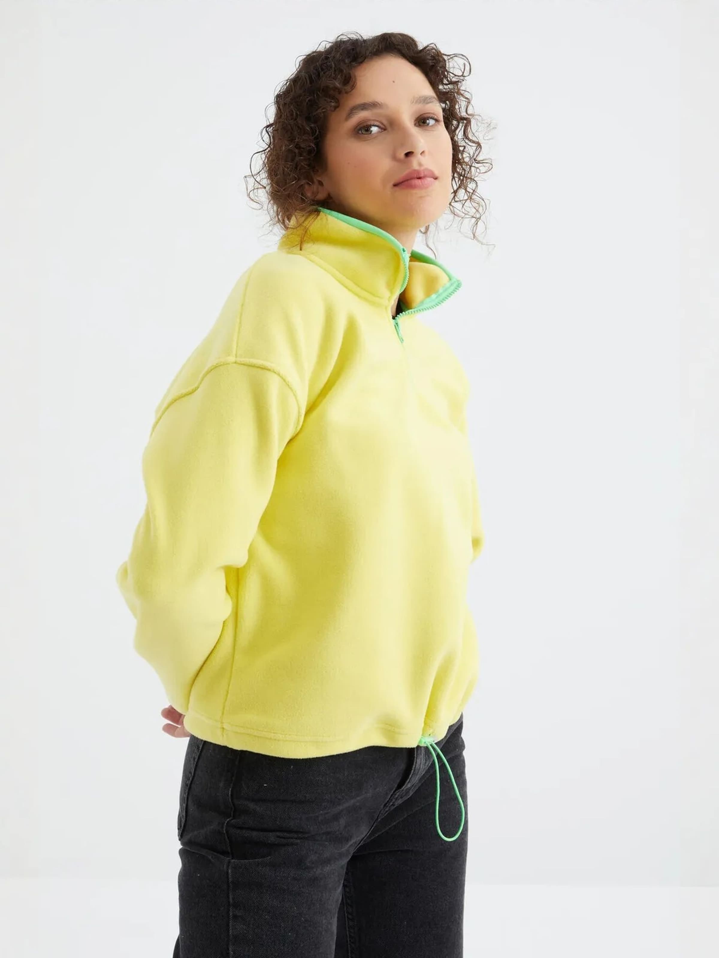 Tommy Life - Sweatshirt em amarelo