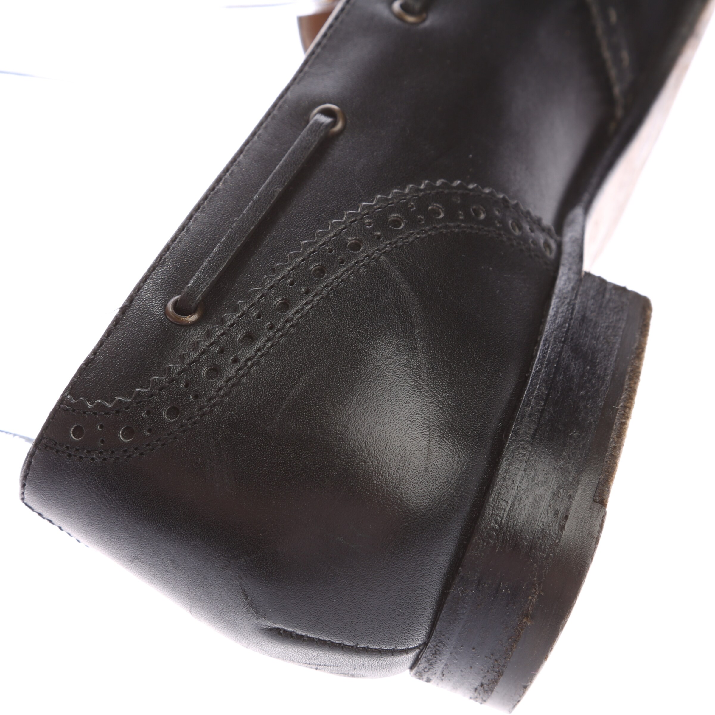 HERMÈS Halbschuhe 38 in Schwarz