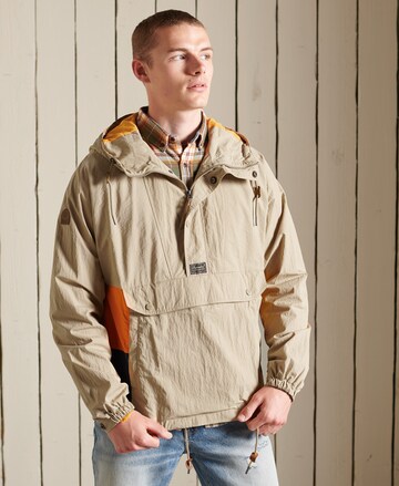 Superdry Between-Season Jacket in Beige: front