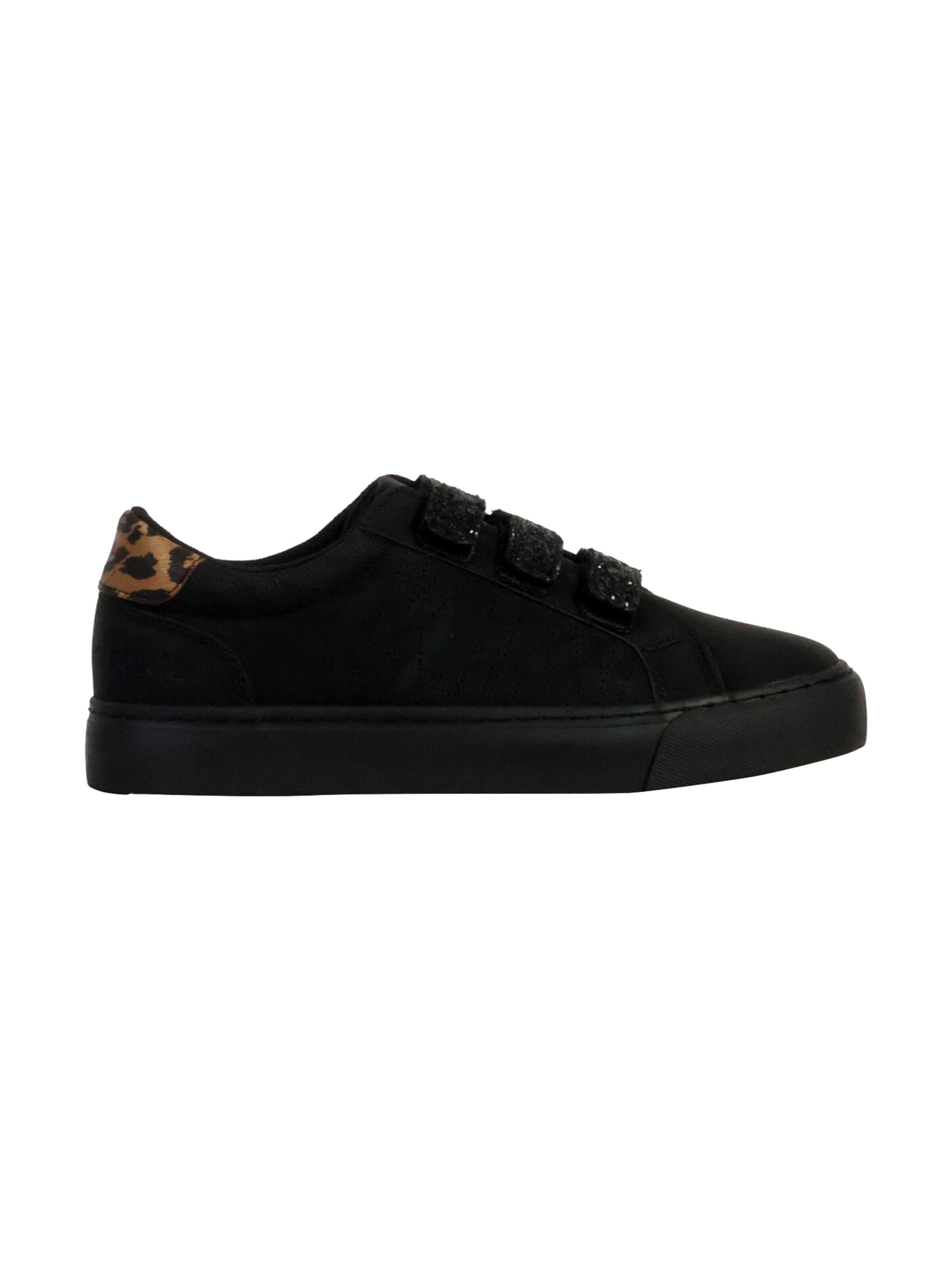Scarpa stringata sportiva 'Tippyk-Sneaker mit Klettverschluss' di Kaporal in nero