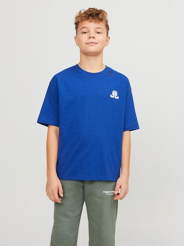 T-Shirt Jack & Jones Junior en bleu : devant