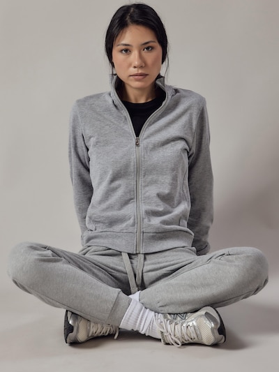 OWN Off With Nature Sweatshirt 'Felpa con Zip' i lysegrå, Produktvisning