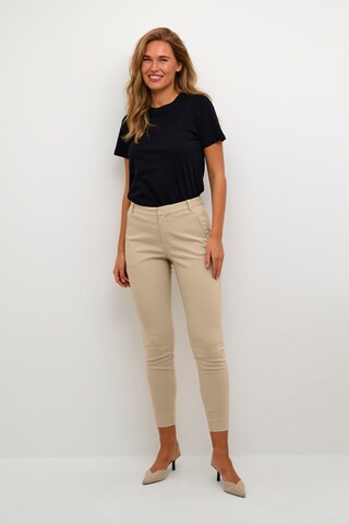 InWear Slim fit Trousers 'Vanessa' in Beige