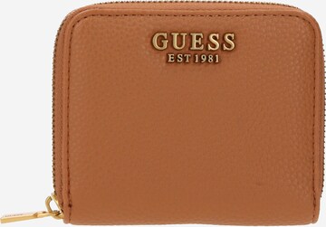 GUESS Wallet 'LARYN' in Brown: front