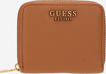 GUESS Wallet 'LARYN' in Brown: front