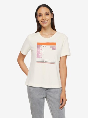 T-shirt Rick Cardona by heine en blanc : devant