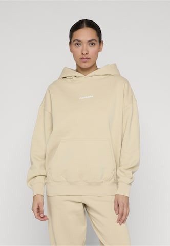 Sweat-shirt Pegador en beige : devant