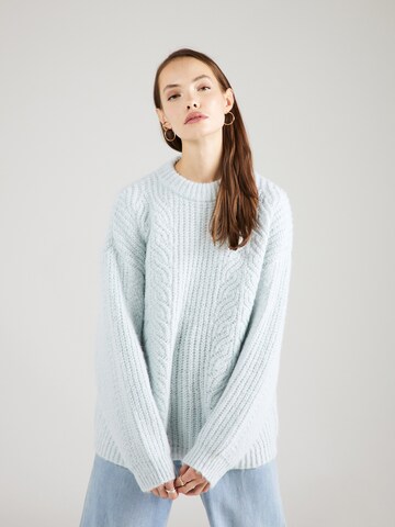 TOPSHOP Sweater in Blue: front