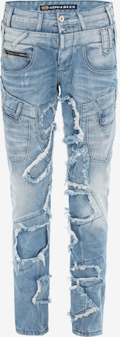 CIPO & BAXX Regular Jeans in Blauw: voorkant