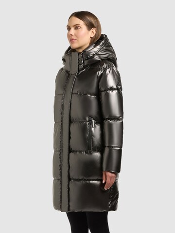 khujo - Abrigo de invierno 'Haya3 Shiny' en negro